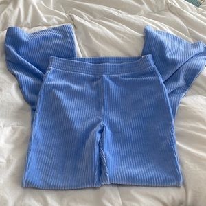 Aerie velour flare pants